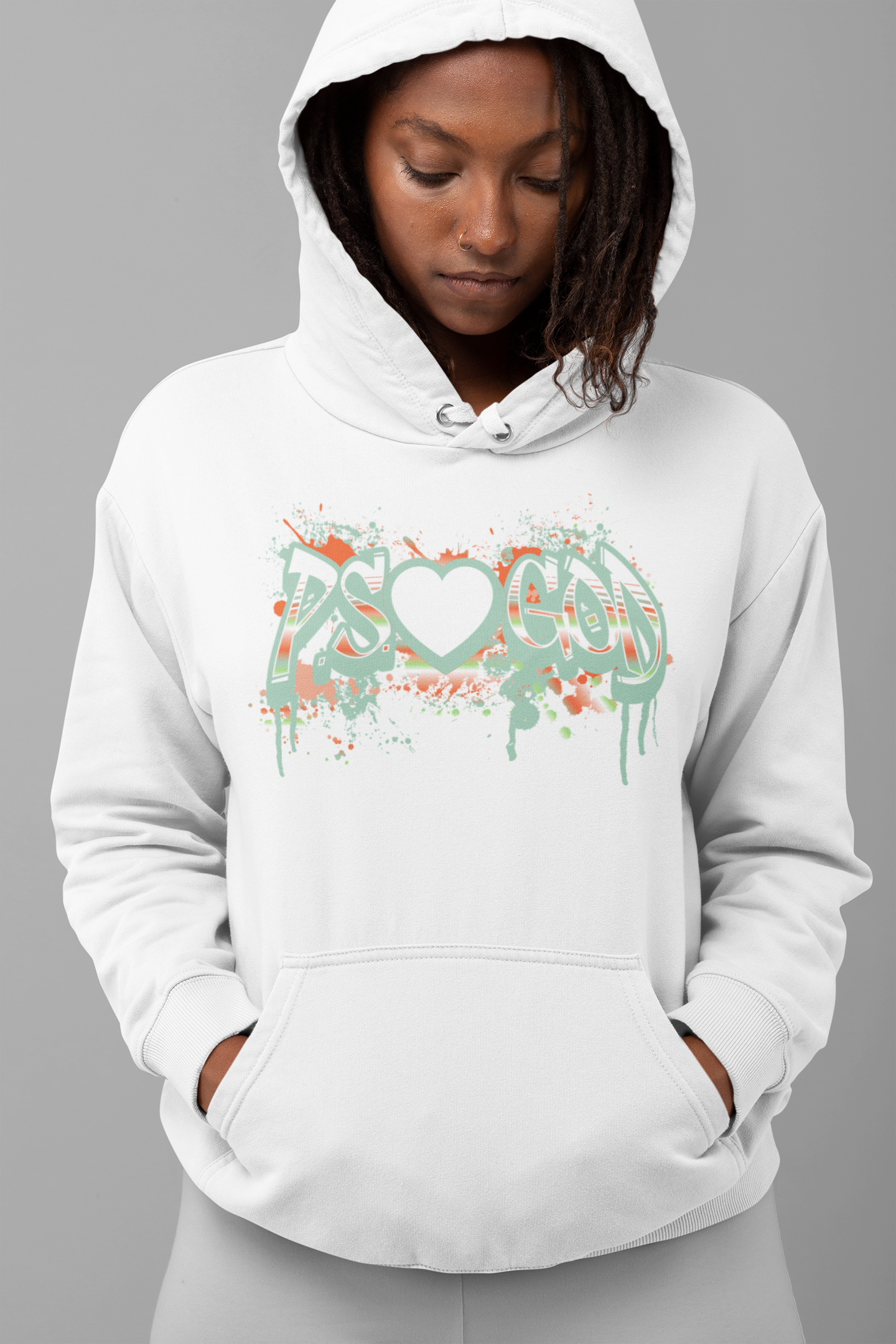 Hoodie PS LOVE GOD Spray