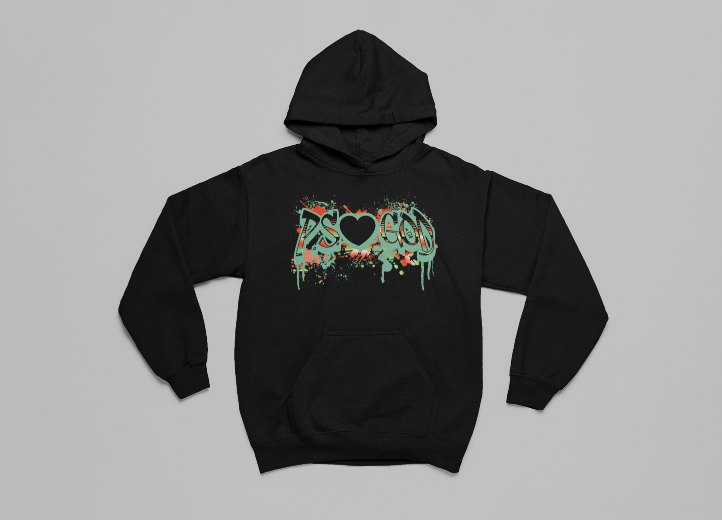 Hoodie PS LOVE GOD Spray